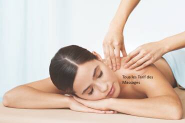Tarif Massages Kobido Anticellulites Infrathérapie
